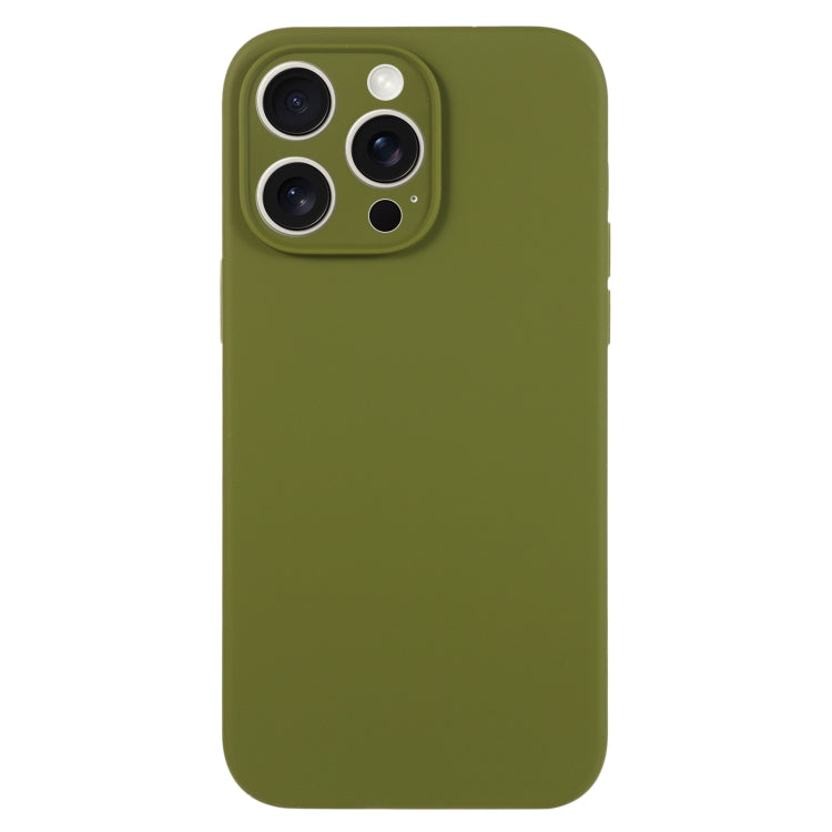 Pure Color Liquid Silicone Fine Pore Phone Case, For iPhone 16 Pro Max, For iPhone 16 Pro��������...