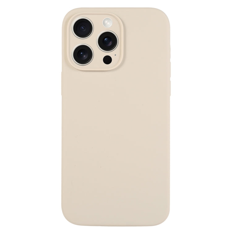 Pure Color Liquid Silicone Fine Pore Phone Case, For iPhone 16 Pro Max, For iPhone 16 Pro��������...