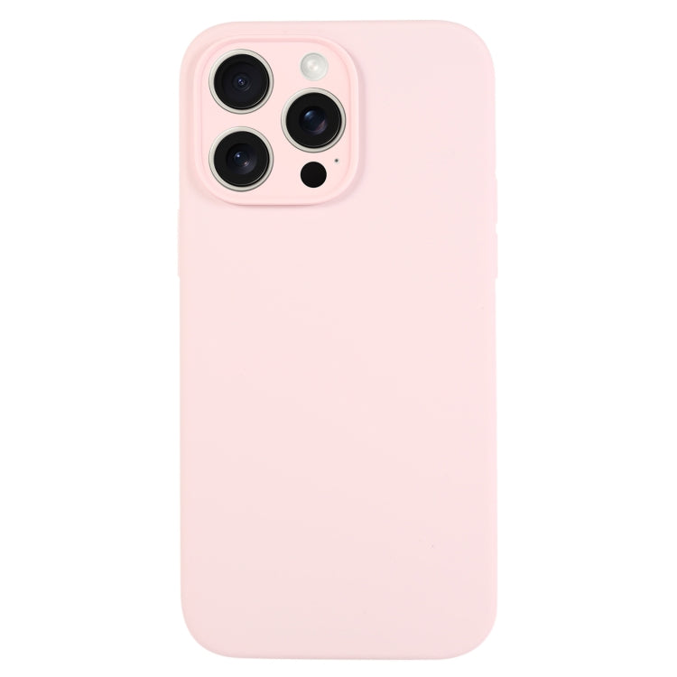 Pure Color Liquid Silicone Fine Pore Phone Case, For iPhone 16 Pro Max, For iPhone 16 Pro��������...