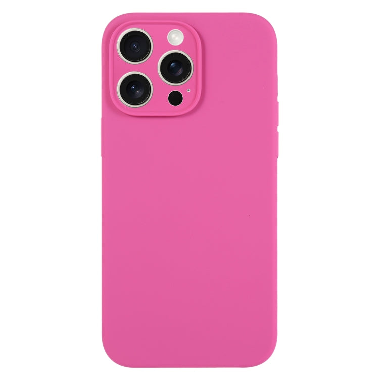 Pure Color Liquid Silicone Fine Pore Phone Case, For iPhone 16 Pro Max, For iPhone 16 Pro��������...