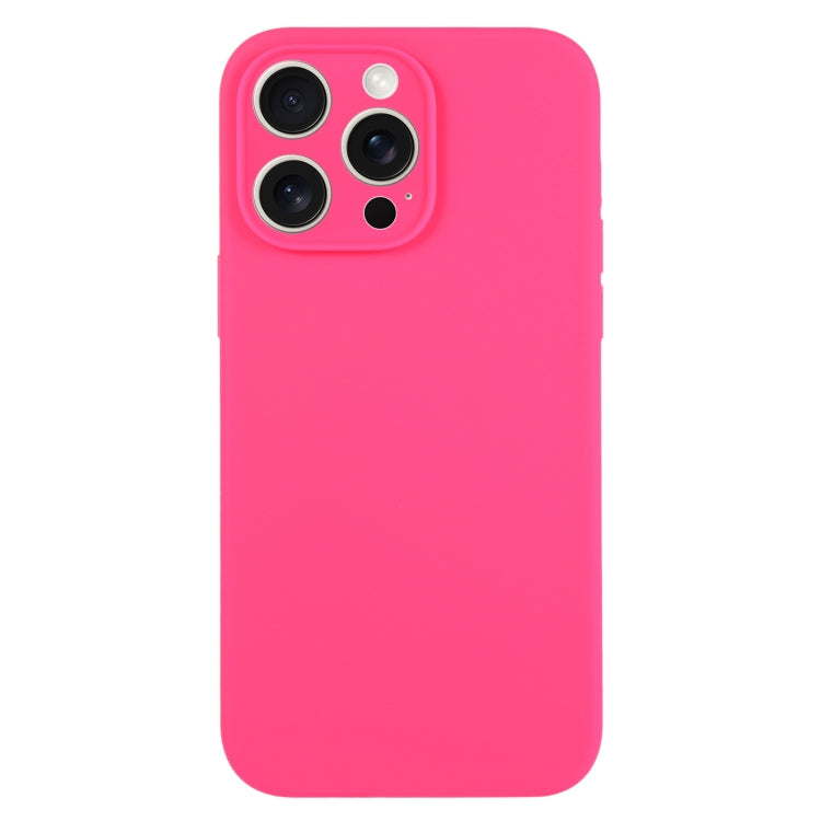 Pure Color Liquid Silicone Fine Pore Phone Case, For iPhone 16 Pro Max, For iPhone 16 Pro��������...
