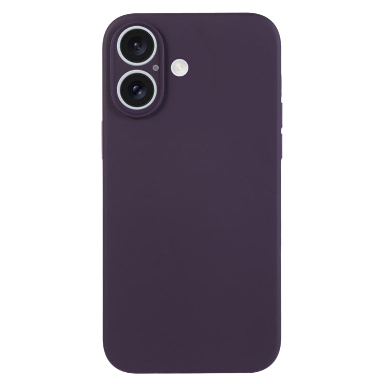 Pure Color Liquid Silicone Fine Pore Phone Case