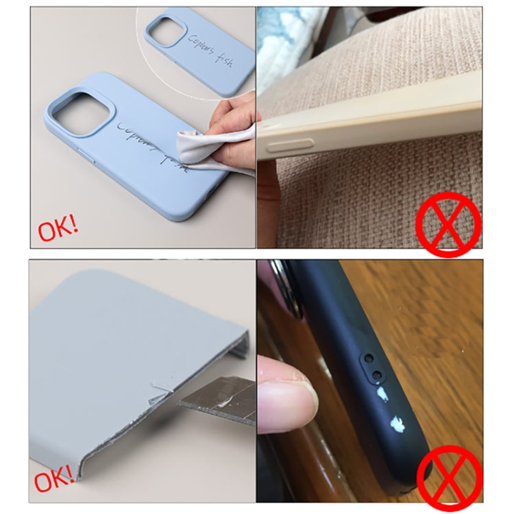 Pure Color Liquid Silicone Fine Pore Phone Case, For iPhone 14, For iPhone 14 Pro����������������...