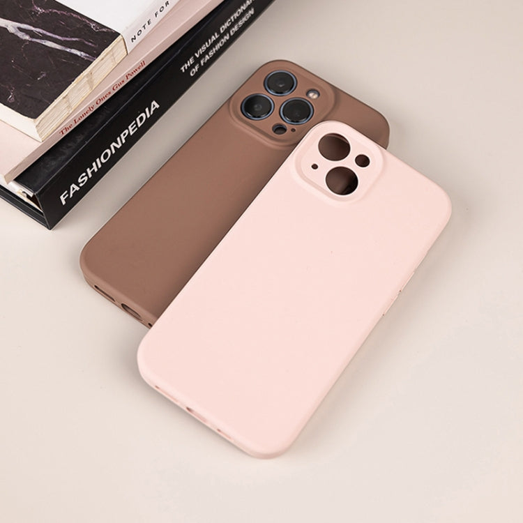 Pure Color Liquid Silicone Fine Pore Phone Case, For iPhone 14, For iPhone 14 Pro����������������...