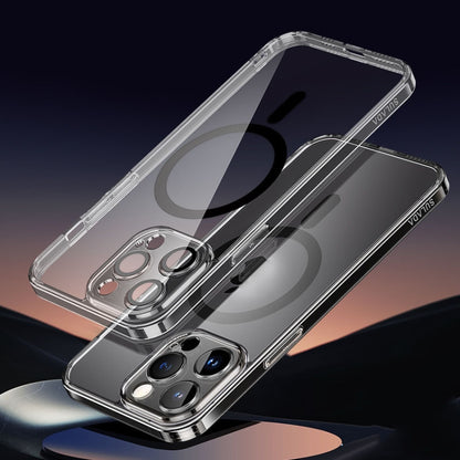 SULADA Jingpin Series MagSafe All-inclusive Lens Electroplated TPU Phone Case, For iPhone 16 Pro ...