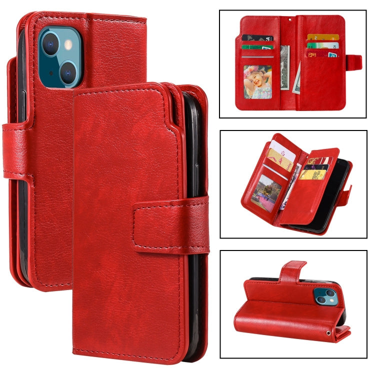 Tri-Fold 9-Card Wallets Leather Phone Case, For iPhone 16 Pro Max, For iPhone 16 Pro�������������...