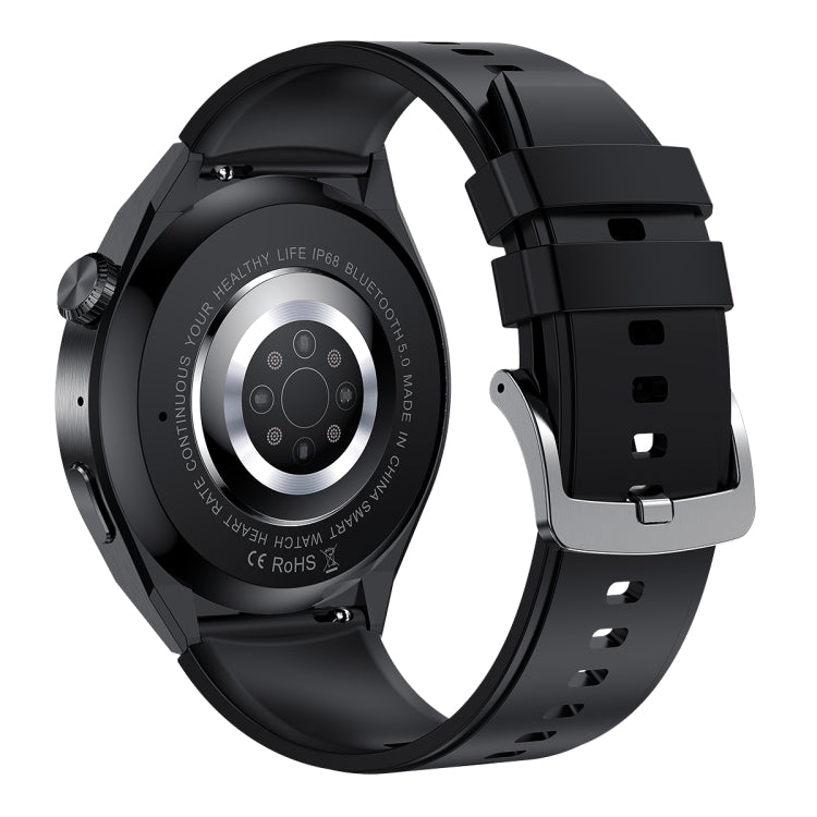 HDT MAX 1.60 inch Black Dial Silicone Band IP68 Waterproof Smart Watch Support Bluetooth Call����...