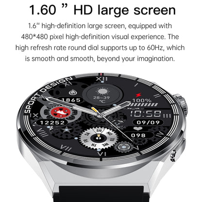 HDT MAX 1.60 inch Black Dial Silicone Band IP68 Waterproof Smart Watch Support Bluetooth Call����...