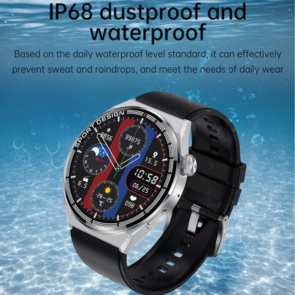 HDT MAX 1.60 inch Black Dial Silicone Band IP68 Waterproof Smart Watch Support Bluetooth Call����...