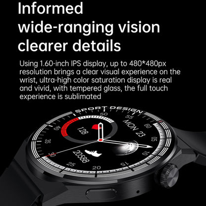 HDT MAX 1.60 inch Black Dial Silicone Band IP68 Waterproof Smart Watch Support Bluetooth Call����...