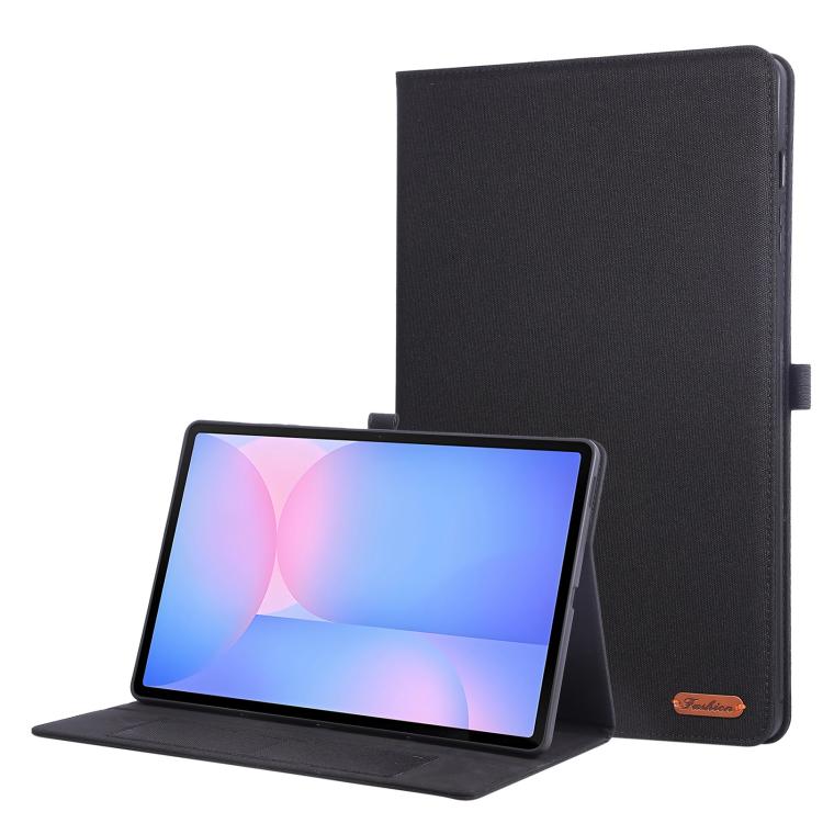 Fabric Texture Horizontal Flip Leather Tablet Case