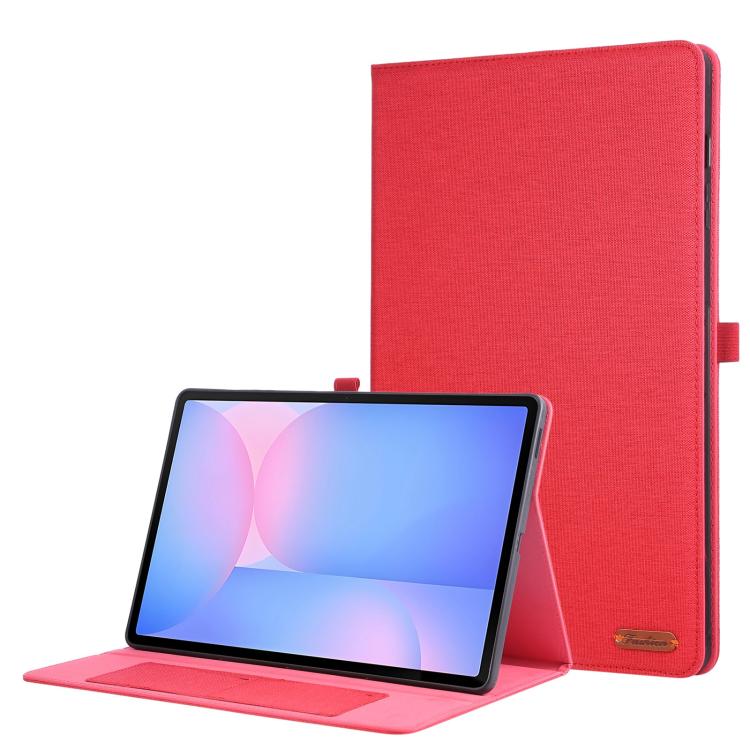 Fabric Texture Horizontal Flip Leather Tablet Case, For Samsung Galaxy Tab S10 FE / S9 FE��������...