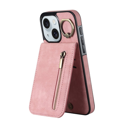 Retro Ring and Zipper RFID Card Slot Phone Case, For iPhone 16e, For iPhone 16 Pro Max�����������...