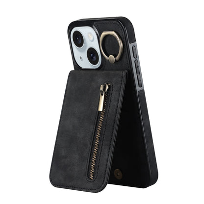 Retro Ring and Zipper RFID Card Slot Phone Case, For iPhone 16e, For iPhone 16 Pro Max�����������...