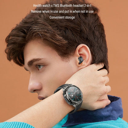 M68 Plus 2 in 1 Bluetooth Earphone Smart Watch