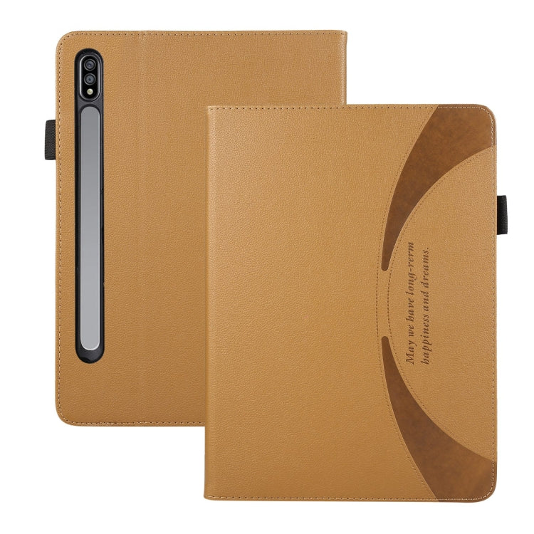 Litchi Texture Leather Sucker Tablet Case, For Samsung Galaxy Tab S9 / S8 / S7�������������������...