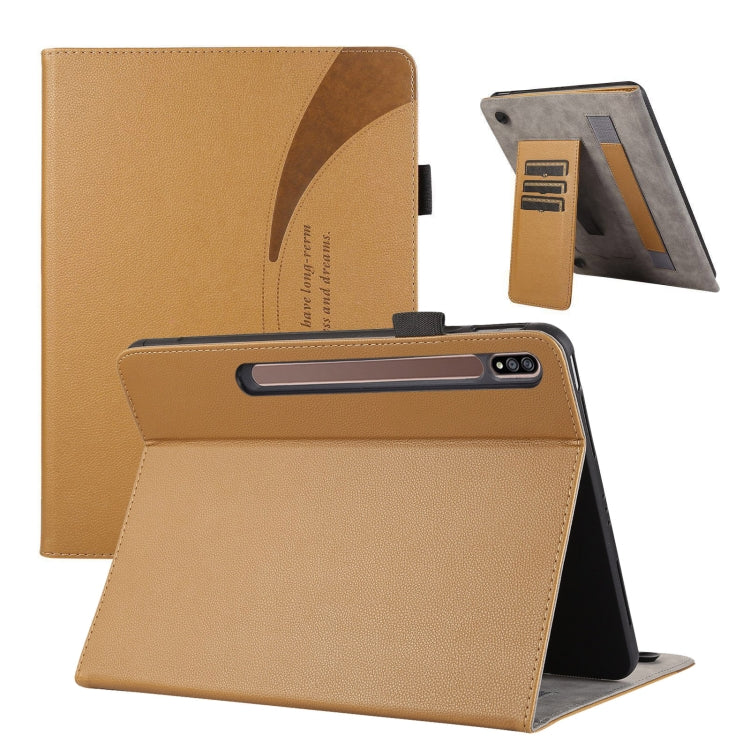 Litchi Texture Leather Sucker Tablet Case, For Samsung Galaxy Tab S9 / S8 / S7�������������������...