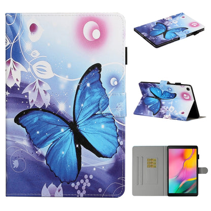 Colored Drawing Pattern Horizontal Flip PU Leather Case with Holder & Card Slot