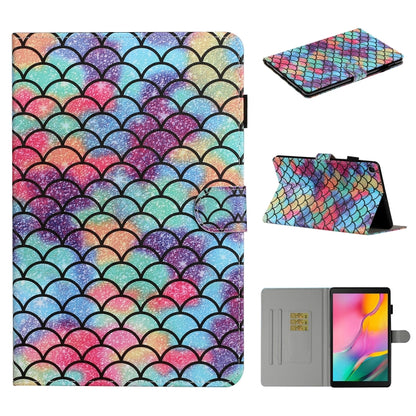Colored Drawing Pattern Horizontal Flip PU Leather Case with Holder & Card Slot