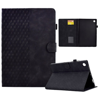 Rhombus Embossed Leather Smart Tablet Case