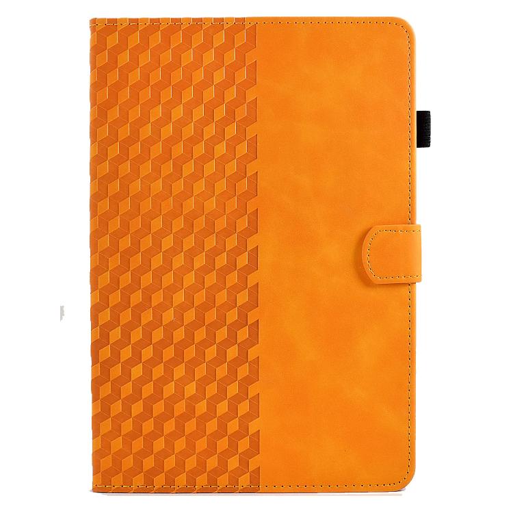 Rhombus Embossed Leather Smart Tablet Case
