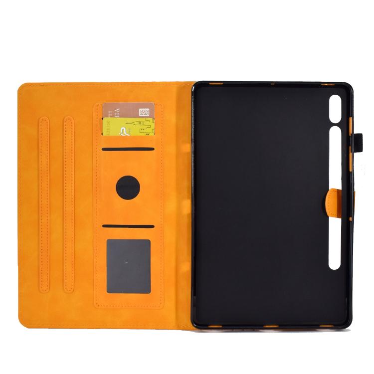 Rhombus Embossed Leather Smart Tablet Case