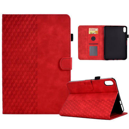 Rhombus Embossed Leather Smart Tablet Case