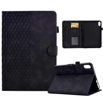Rhombus Embossed Leather Smart Tablet Case