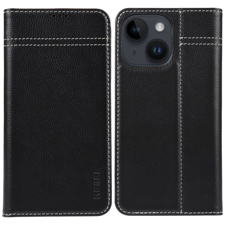 GEBEI Top-grain Horizontal Flip Leather Phone Case, For iPhone 16e, For iPhone 16 Pro Max��������...