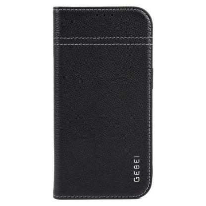 GEBEI Top-grain Horizontal Flip Leather Phone Case