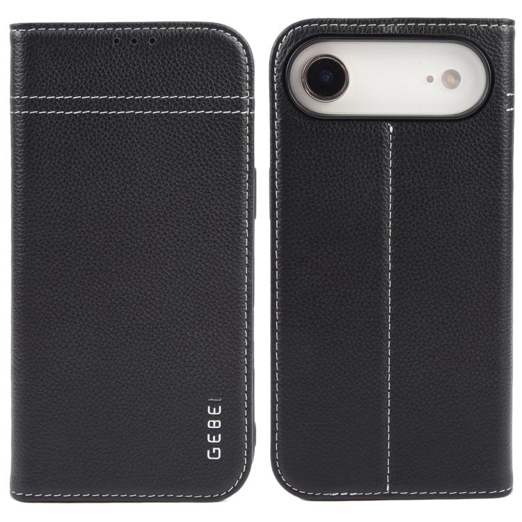 GEBEI Top-grain Horizontal Flip Leather Phone Case