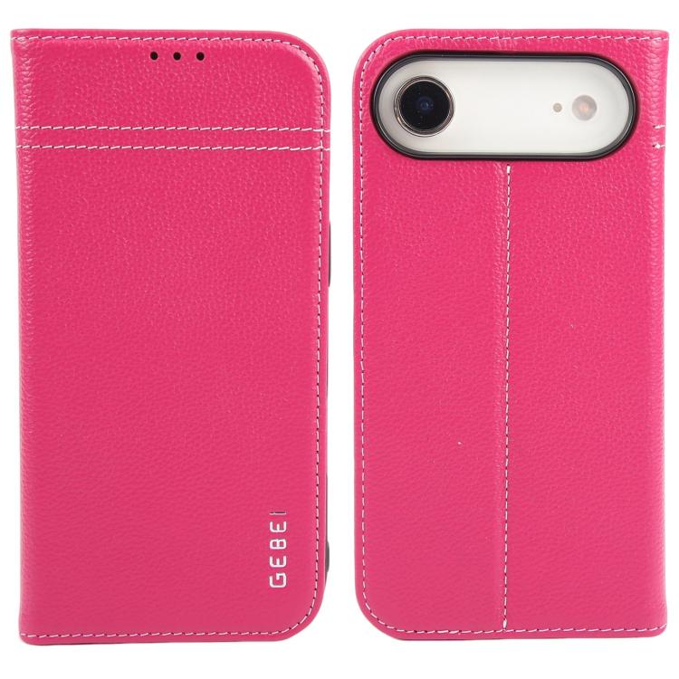 GEBEI Top-grain Horizontal Flip Leather Phone Case