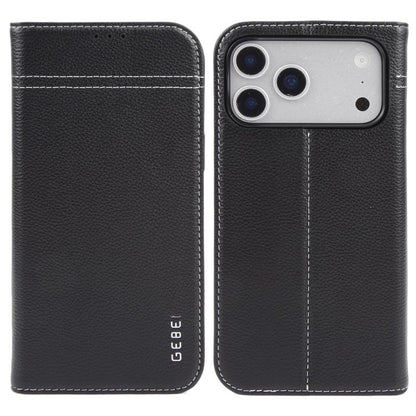 GEBEI Top-grain Horizontal Flip Leather Phone Case