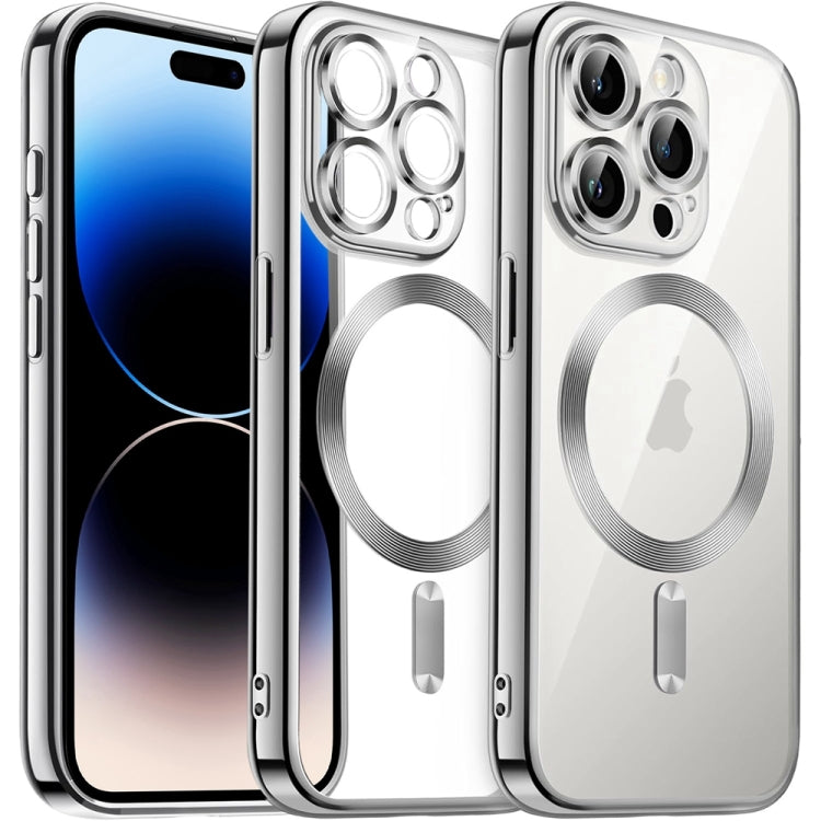 Transparent Electroplated Magsafe Magnetic TPU Phone Case
