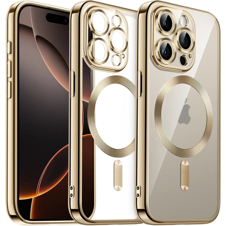 Transparent Electroplated Magsafe Magnetic TPU Phone Case