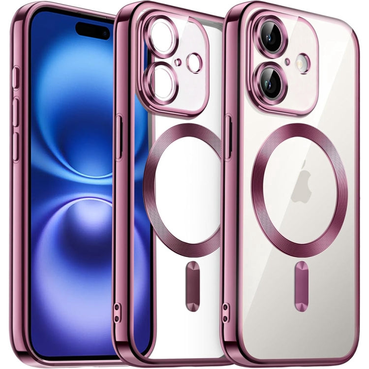 Transparent Electroplated Magsafe Magnetic TPU Phone Case
