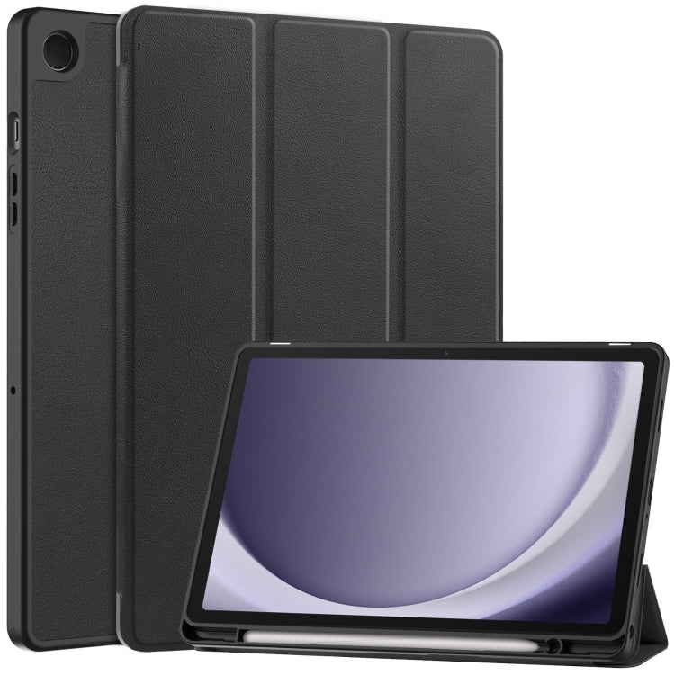 Custer 3-folding Holder TPU Smart Leather Tablet Case, For Samsung Galaxy Tab S10 FE+������������...