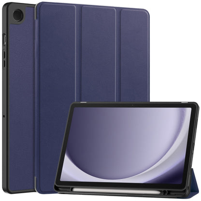 Custer 3-folding Holder TPU Smart Leather Tablet Case, For Samsung Galaxy Tab S10 FE+������������...