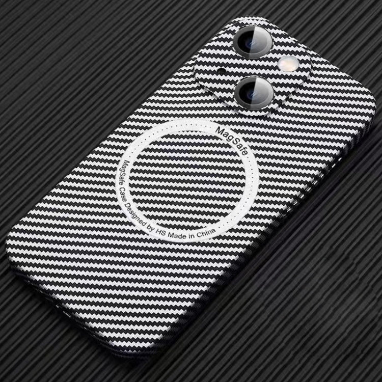 MagSafe Magnetic PC Carbon Fiber Phone Case with Lens Film, For iPhone 16 Pro Max, For iPhone 16 ...
