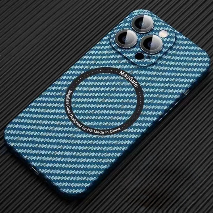 MagSafe Magnetic PC Carbon Fiber Phone Case with Lens Film, For iPhone 16 Pro Max, For iPhone 16 ...