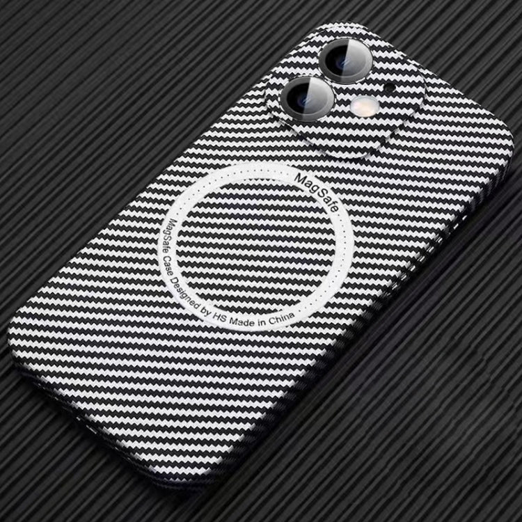 MagSafe Magnetic PC Carbon Fiber Phone Case with Lens Film, For iPhone 16 Pro Max, For iPhone 16 ...