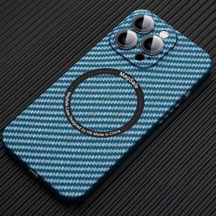 MagSafe Magnetic PC Carbon Fiber Phone Case with Lens Film, For iPhone 16 Pro Max, For iPhone 16 ...