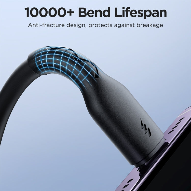 JOYROOM SA38-CL3 30W USB-C / Type-C to 8 Pin Coiled Fast Charging Data Cable���������������������...