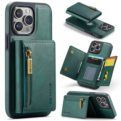 DG.MING M5 Series Zip RFID Multi Card Detachable Leather Phone Case