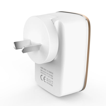 LDNIO A3304 17W 3 USB Interfaces Travel Charger Mobile Phone Charger,, US Plug, EU Plug, UK Plug�...