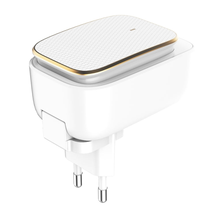 LDNIO A3305 3.4A 3 USB Interfaces Travel Charger Mobile Phone Charger, Support Touch LED Night Li...