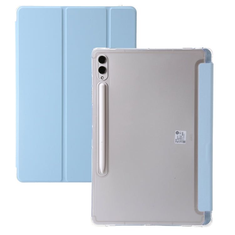 3-Fold Clear Acrylic Leather Tablet Case, For Samsung Galaxy Tab S10 FE / S9 FE / S9�������������...