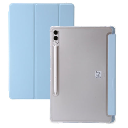 3-Fold Clear Acrylic Leather Tablet Case, For Samsung Galaxy Tab S10 FE / S9 FE / S9�������������...