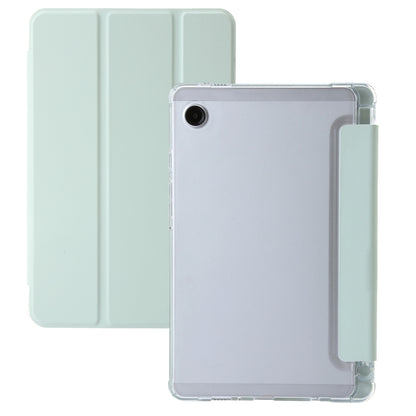 3-Fold Clear Acrylic Leather Tablet Case, For Samsung Galaxy Tab S10 FE / S9 FE / S9�������������...