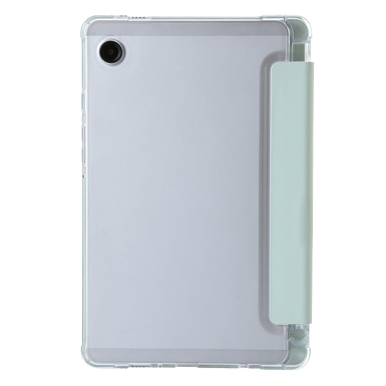 3-Fold Clear Acrylic Leather Tablet Case